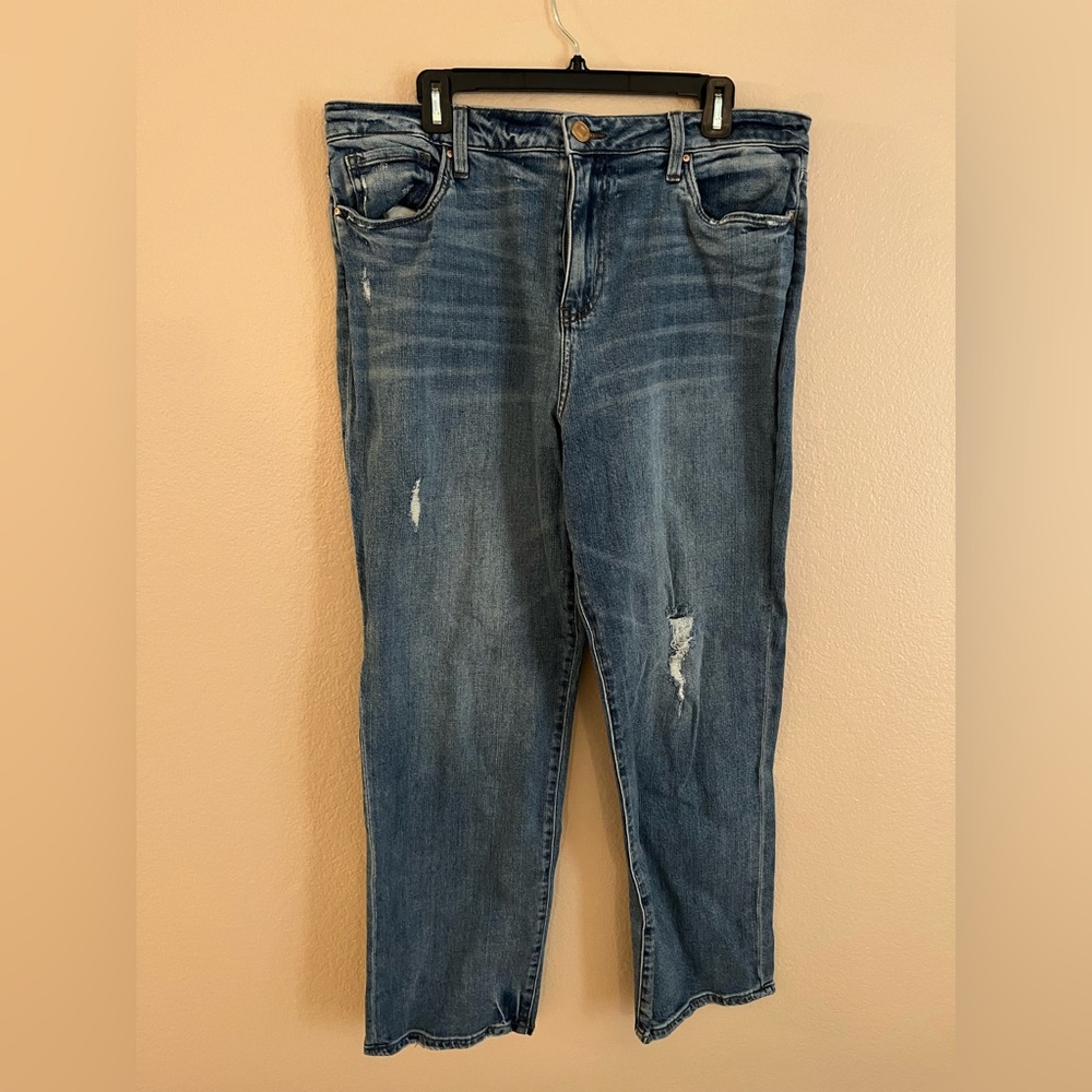 Kut from the Kloth Blue Ankle Cropped Jeans